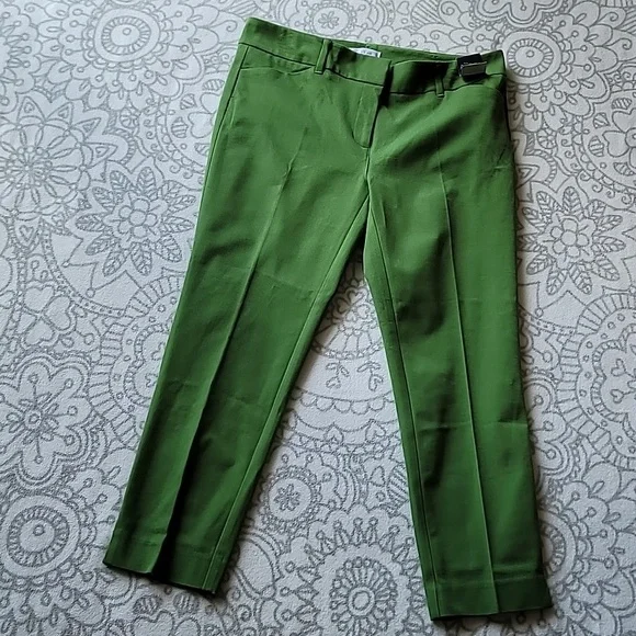New York & Company Green Ankle Pants - Picture 3 of 10